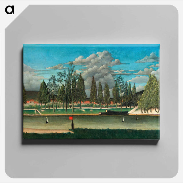 アートパネル-View of the Quai d' Asnieres
 - バーンズ・コレクション Canvas.