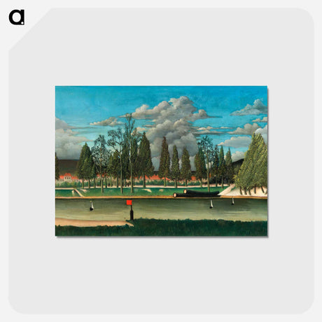 アートポストカード-View of the Quai d' Asnieres
 - バーンズ・コレクション Postcard.