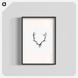 アートポスター-Deer Skull with Horns
 - 大英図書館 Poster.