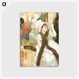 アートポストカード-Portrait after a Costume Ball - エドガー ドガ Postcard.
