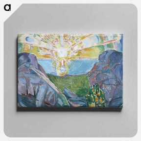 アートパネル-The Sun - エドヴァルド ムンク Canvas.