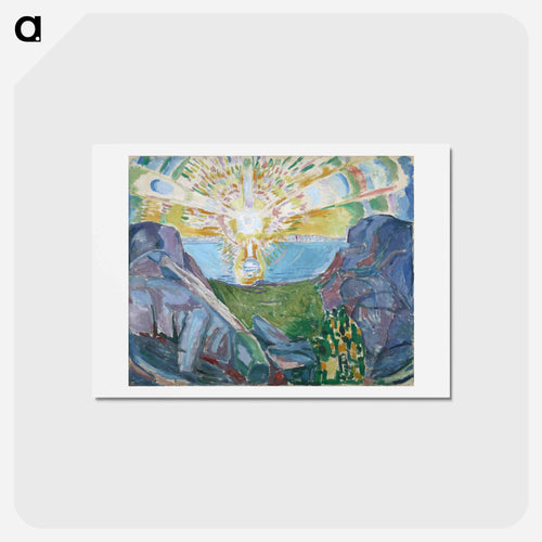 The Sun - エドヴァルド ムンク Postcard.