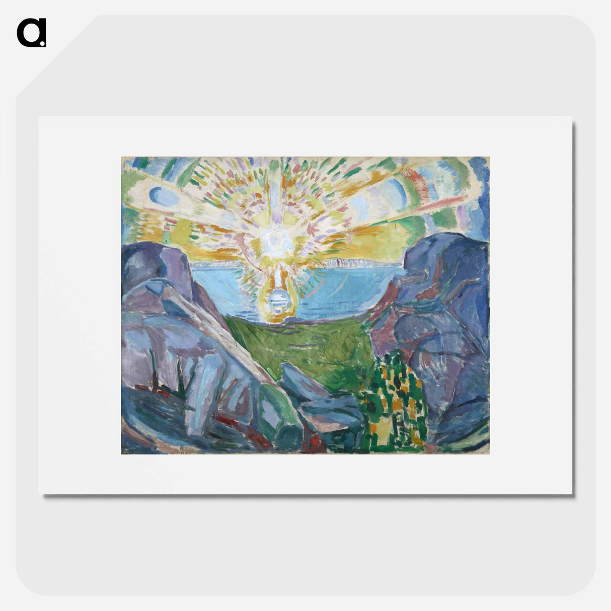 The Sun - Edvard Munch Poster.