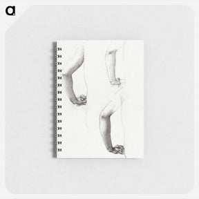 アートメモ帳-Studies of an Arm and Hands - エドワード バーン ジョーンズ Memo.