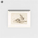 The Cid Campeador spearing another bull - フランシスコ デ ゴヤ Memo.