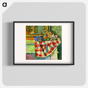 アートポスター-Still Life with a Checked Tablecloth - アンリ マティス Poster.