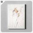 アートパネル-Mademoiselle Cocyle as Helen of Troy in La Belle Helene - アンリ ド トゥールーズ ロートレック Canvas.