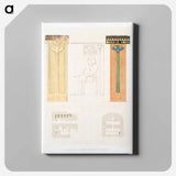 アートパネル-Pillars of Hypogea
 - エジプト美術史 Canvas.