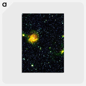 アートポストカード-Distant Star Nursery
 - ハッブル画像 Postcard.