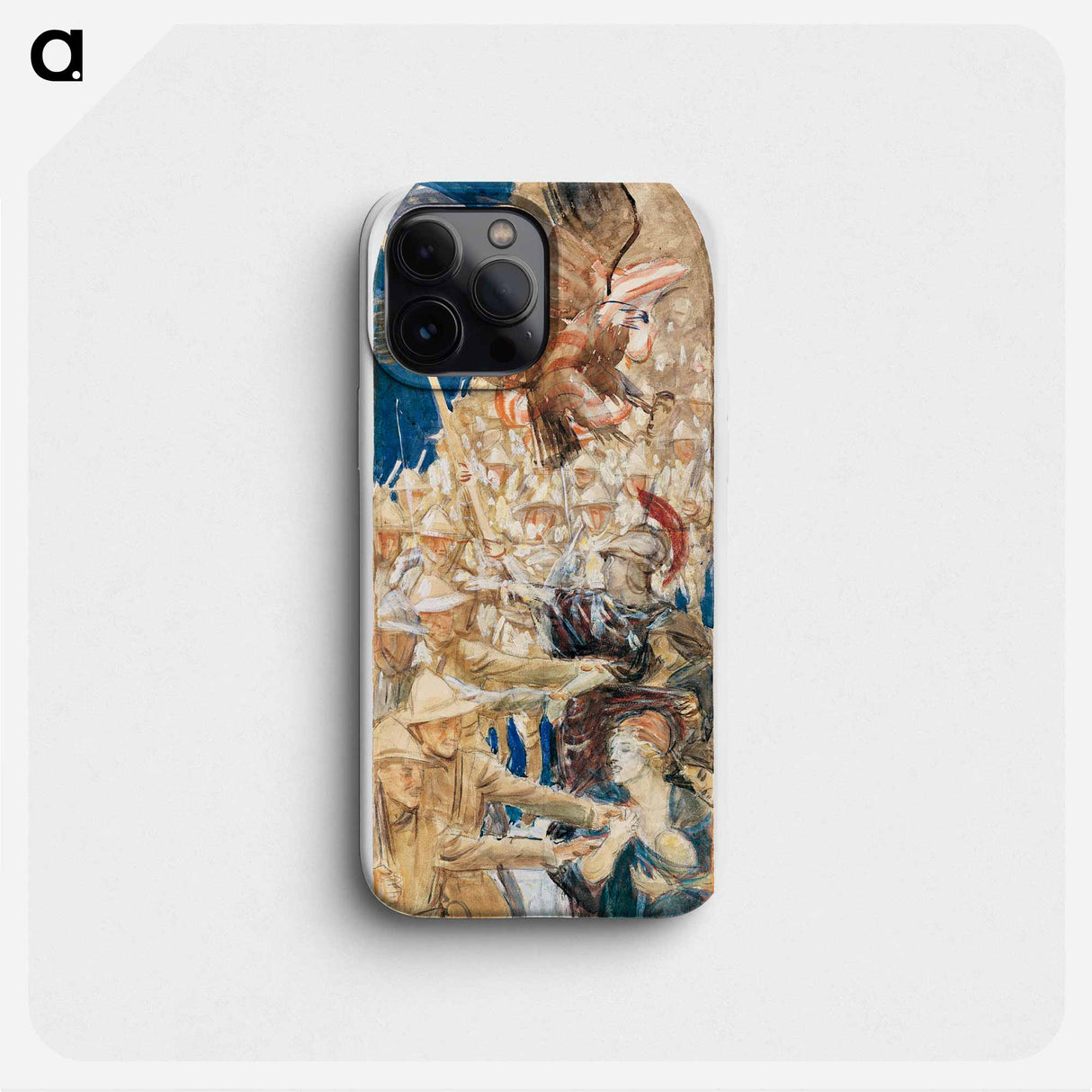 Study for "The Coming of the Americans" - ジョン シンガー サージェント Phone Case.