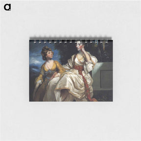 アートメモ帳-Mrs. Thrale and her Daughter Hester (Queeney) - ジョシュア レノルズ Memo.