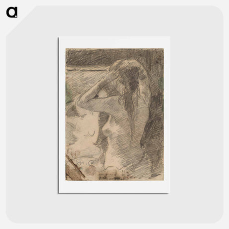 アートポストカード-The Coiffure - メアリー カサット Postcard.