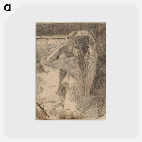 アートポストカード-The Coiffure - メアリー カサット Postcard.