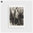 アートポストカード-I Plunged into Solitude. I Dwelt in the Tree behind Me - オディロン ルドン Postcard.