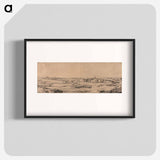 アートポスター-Panorama Near Bloemendaal Showing the Saxenburg Estate (The Goldweigher's Field) - レンブラント ファン レイン Poster.