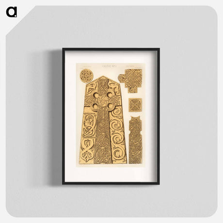 アートポスター-Nineteenth-Century Ornamental Pattern
 - 装飾の文法 Poster.