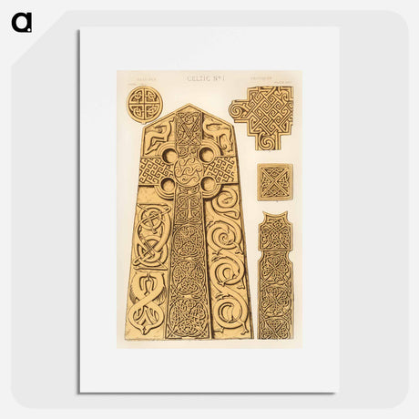 アートポスター-Nineteenth-Century Ornamental Pattern
 - 装飾の文法 Poster.