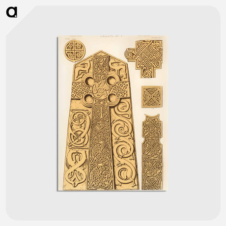 アートポストカード-Nineteenth-Century Ornamental Pattern
 - 装飾の文法 Postcard.