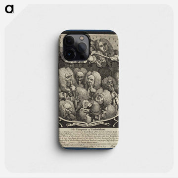 The Company of Undertakers - ウィリアム ホガース Phone Case.