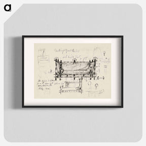 アートポスター-Two Designs for a Sofa - ウィリアム モリス Poster.