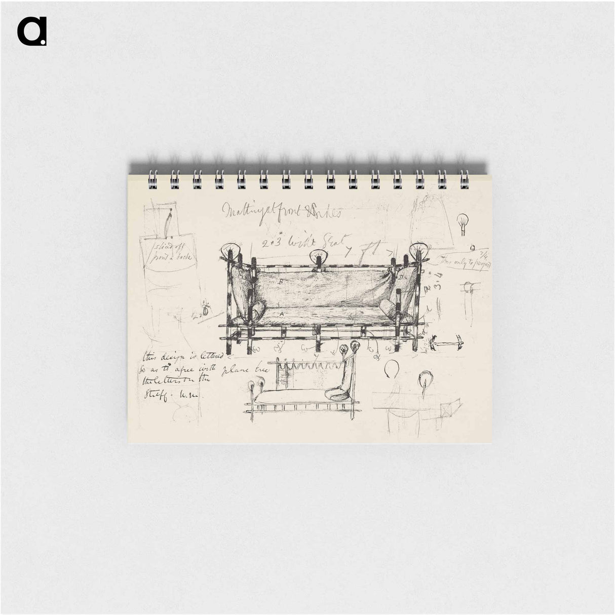 Two Designs for a Sofa - ウィリアム モリス Memo.