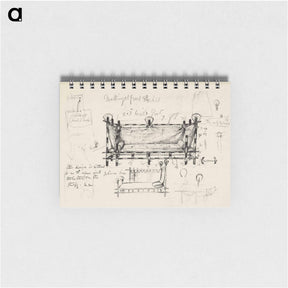 アートメモ帳-Two Designs for a Sofa - ウィリアム モリス Memo.