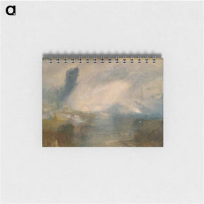 アートメモ帳-The Thames Above Waterloo Bridge - ウィリアム ターナー Memo.