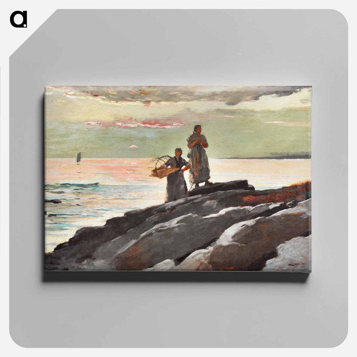 Saco Bay - Winslow Homer Canvas.