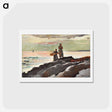 アートポストカード-Saco Bay - ウィンスロー ホーマー Postcard.