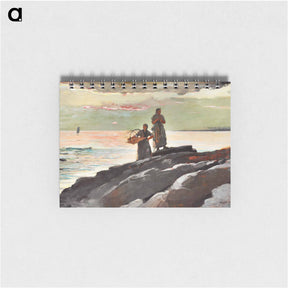 アートメモ帳-Saco Bay - ウィンスロー ホーマー Memo.