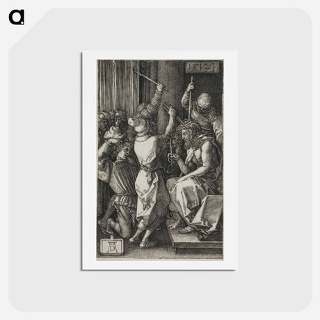 アートポストカード-Christ Crowned with Thorns - アルブレヒト デューラー Postcard.