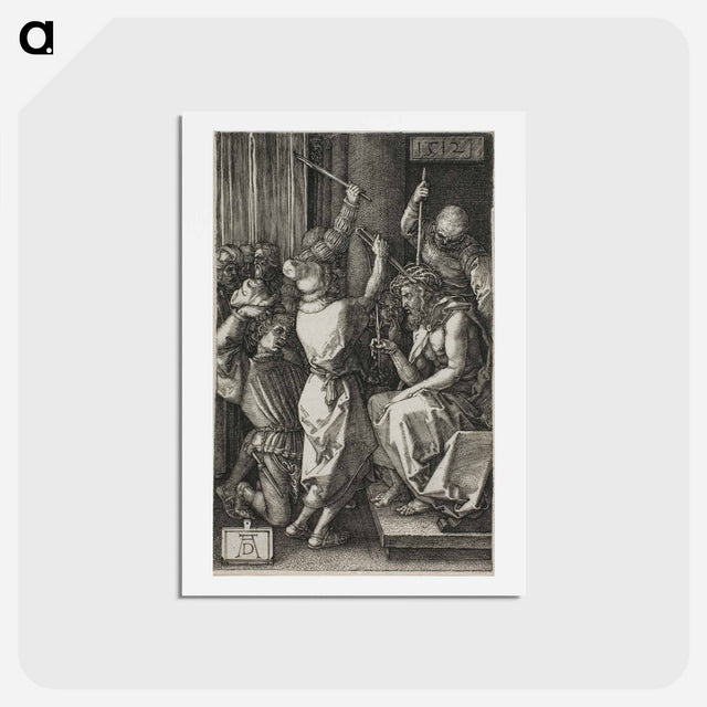 アートポストカード-Christ Crowned with Thorns - アルブレヒト デューラー Postcard.