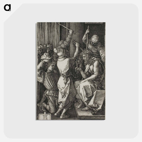 アートポストカード-Christ Crowned with Thorns - アルブレヒト デューラー Postcard.