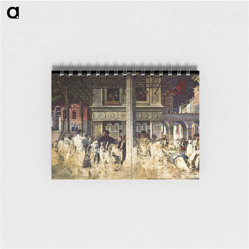 The Martyrdom and transporting the body of Saint Christopher - アンドレア マンテーニャ Memo.