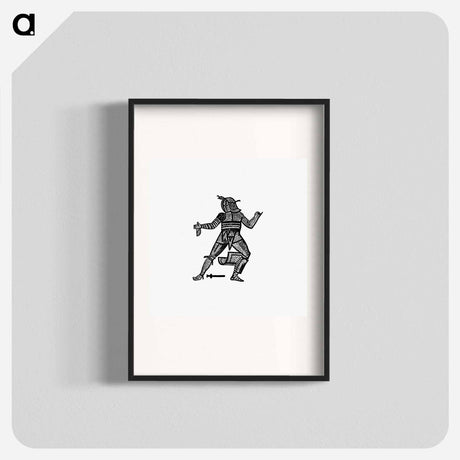 アートポスター-Gladiator from Les Chroniqueurs de l'Histoire de France Depuis les Origines Jusqu'au XVIe Siècle
 - 大英図書館 Poster.