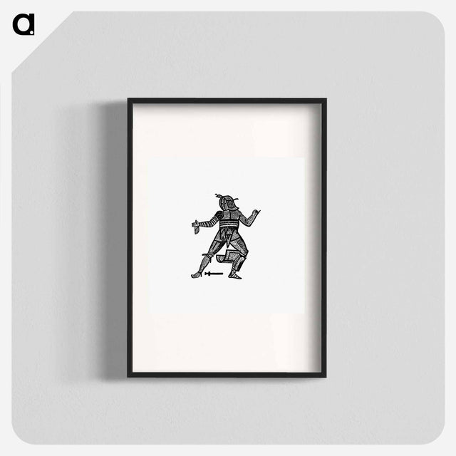 アートポスター-Gladiator from Les Chroniqueurs de l'Histoire de France Depuis les Origines Jusqu'au XVIe Siècle
 - 大英図書館 Poster.