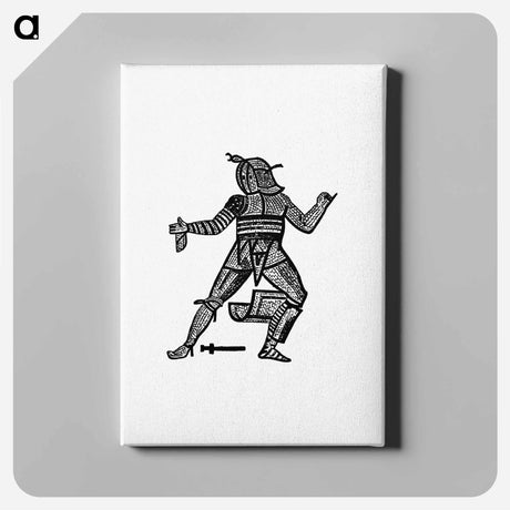 アートパネル-Gladiator from Les Chroniqueurs de l'Histoire de France Depuis les Origines Jusqu'au XVIe Siècle
 - 大英図書館 Canvas.
