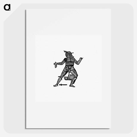 アートポスター-Gladiator from Les Chroniqueurs de l'Histoire de France Depuis les Origines Jusqu'au XVIe Siècle
 - 大英図書館 Poster.