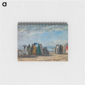 アートメモ帳-The Beach at Trouville - クロード モネ Memo.