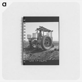 アートメモ帳-Tractor and operator - ドロテア ラング Memo.