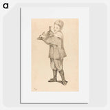 Child Holding a Tray - エドゥアール マネ Poster.