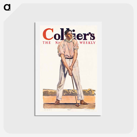 アートポストカード-Fore! - エドワード ペンフィールド Postcard.