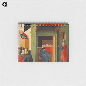 アートメモ帳-The Story of St. Nicholas: Giving Dowry to Three Poor Girls - フラ アンジェリコ Memo.