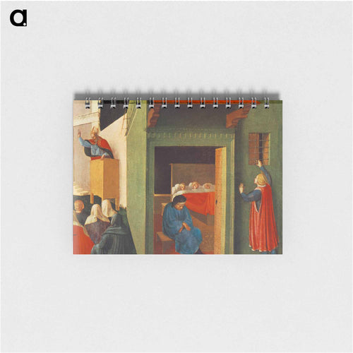 The Story of St. Nicholas: Giving Dowry to Three Poor Girls - フラ アンジェリコ Memo.