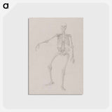 アートポストカード-Human Skeleton, Anterior View
 - ジョージ スタッブス Postcard.