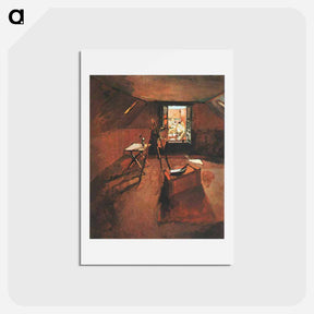 アートポストカード-Studio under the Eaves - アンリ マティス Postcard.