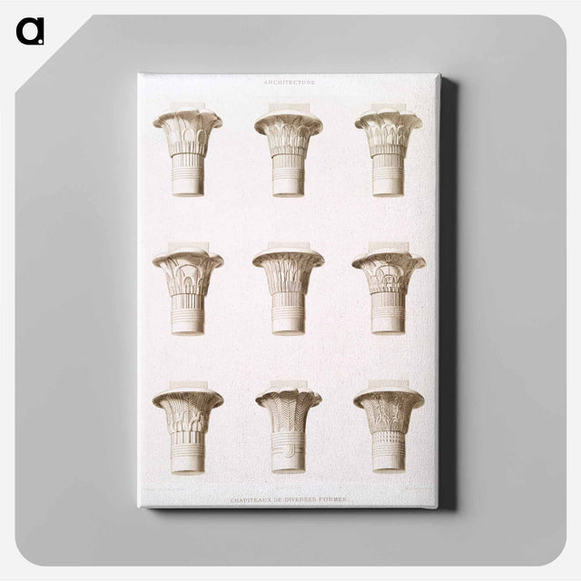アートパネル-Egyptian Capitals
 - エジプト美術史 Canvas.
