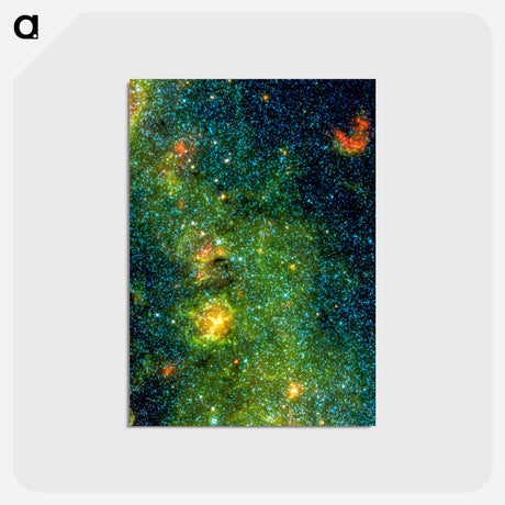 アートポストカード-Trifid Nebula
 - ハッブル画像 Postcard.