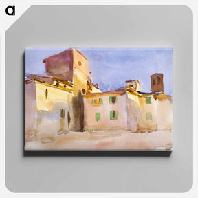 アートパネル-Borgo San Lorenzo - ジョン シンガー サージェント Canvas.