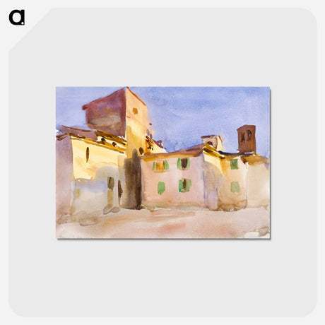 アートポストカード-Borgo San Lorenzo - ジョン シンガー サージェント Postcard.